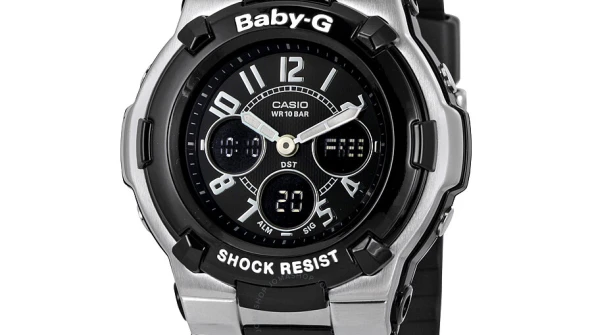 Baby G Shock Resistant Black MultiFunction Sport Ladies Watch BGA1101B2