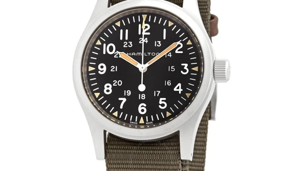Khaki Field Hand Wind Black Dial Mens Watch H69439931